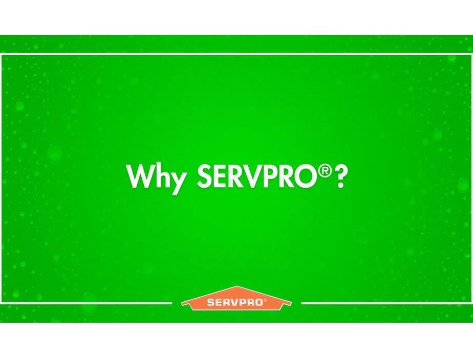 Why SERVPRO?